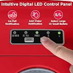 Frigidaire EFIC108 Counter top Portable, 26 lb per Day Compact Ice Maker Machine
