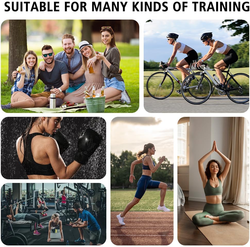 Sports Bras for Women, High Impact Workout Running Yoga Bras, Supportive & Adjustable Padded Gym Bras for Large Bust - Image 8