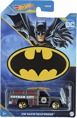 Miniatura 6 de Hot Wheels Batman 2023 Batmobile - Juego completo de 5 vehículos fundidos a presión, mezcla 1 de HDG89-956E