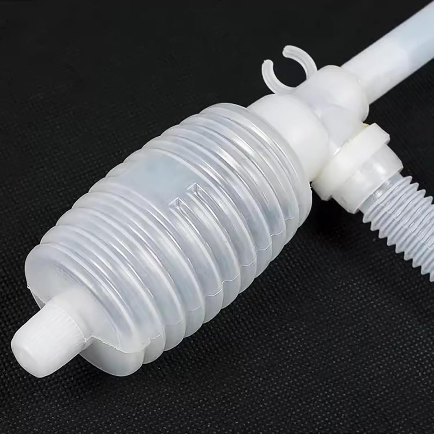 Food Grade Manual Oil Transfer Water Pump Gasoline Siphon Hose,Plastic Corrosion Liquid Extractor,Resistant Hand Fuel Pumping Equipment for Chemical/Water/Diesel/Gas/Wine/Edible/Acids/Bases