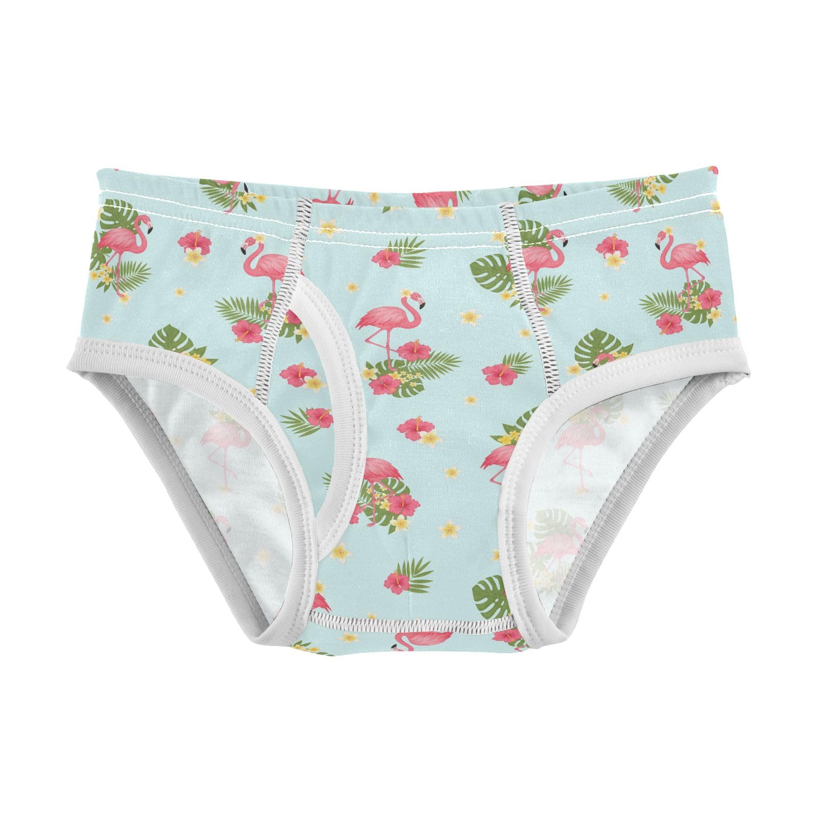Boys Exclusive Briefs Toddler Underwear 95 Combed Cotton Boxerbriefs 2T Flamingo Hibiscus Monstera