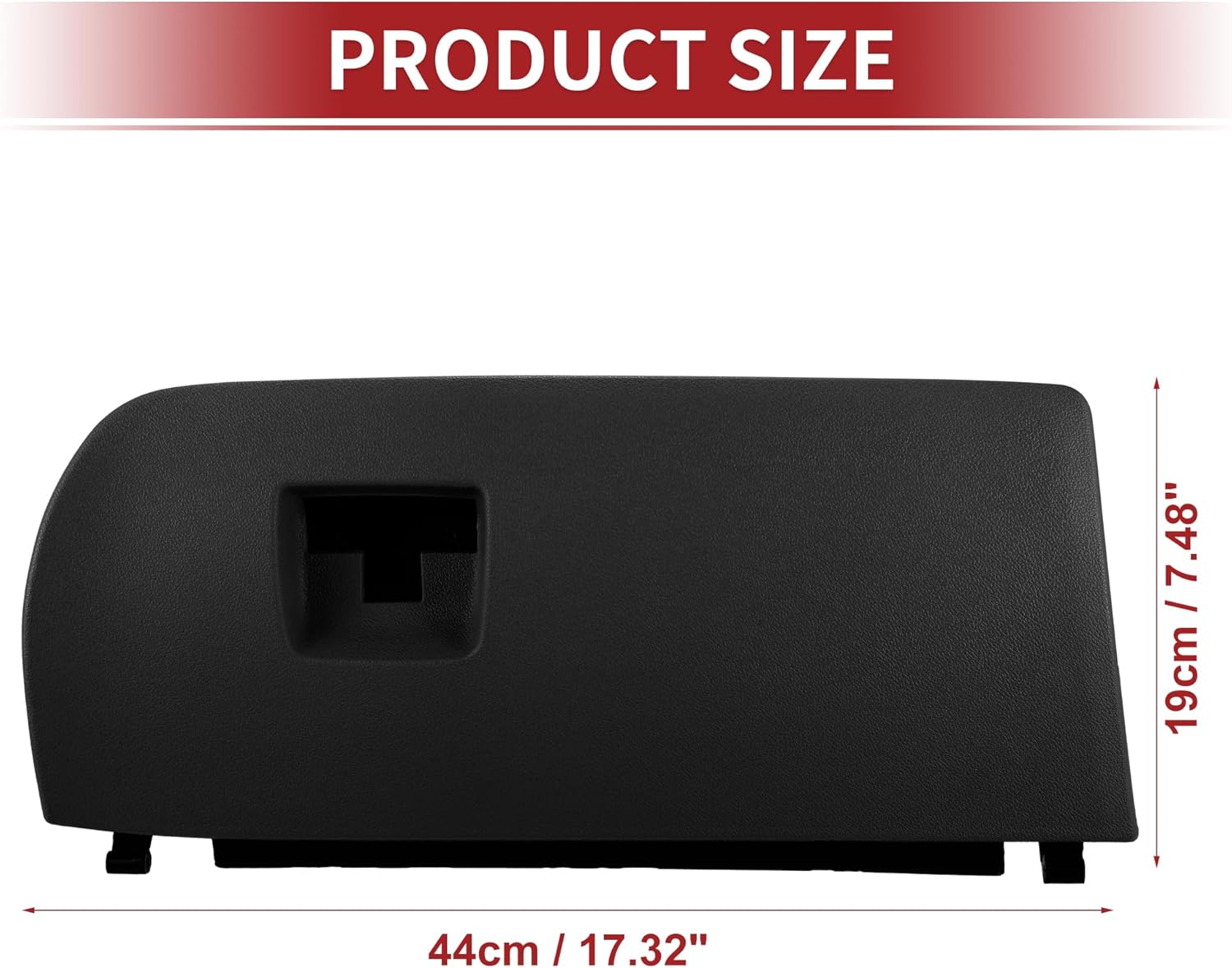 ACROPIX Dash Glove Box Door Lid Cover Glove Compartment Lid Fit for BMW X3 F25 2011-2017 for BMW X4 F26 2015-2018 No.51166839000/51-16-6-839-000 Black - Pack of 1