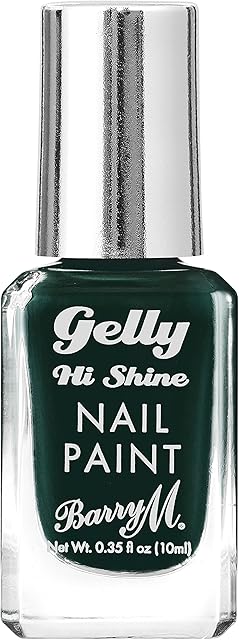 Barry M Gelly Nail Paint, Forest Green, Thyme Green