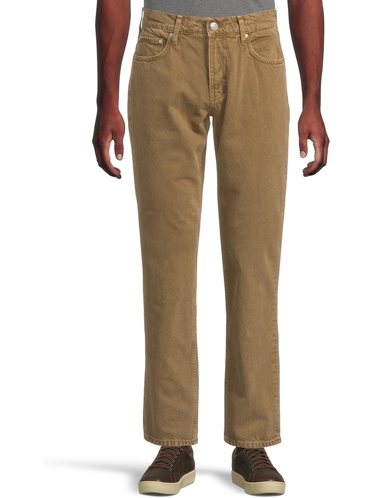 Khaki Paige Normandie Rigid Straight Leg Jeans