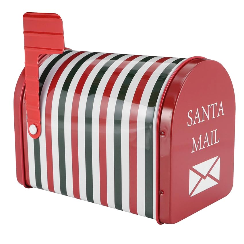 Immagine del prodotto DOITOOL - Scatole di Natale piccole e vuote, forma di cassetta delle poste, ideali per Natale o per la consegna della calza