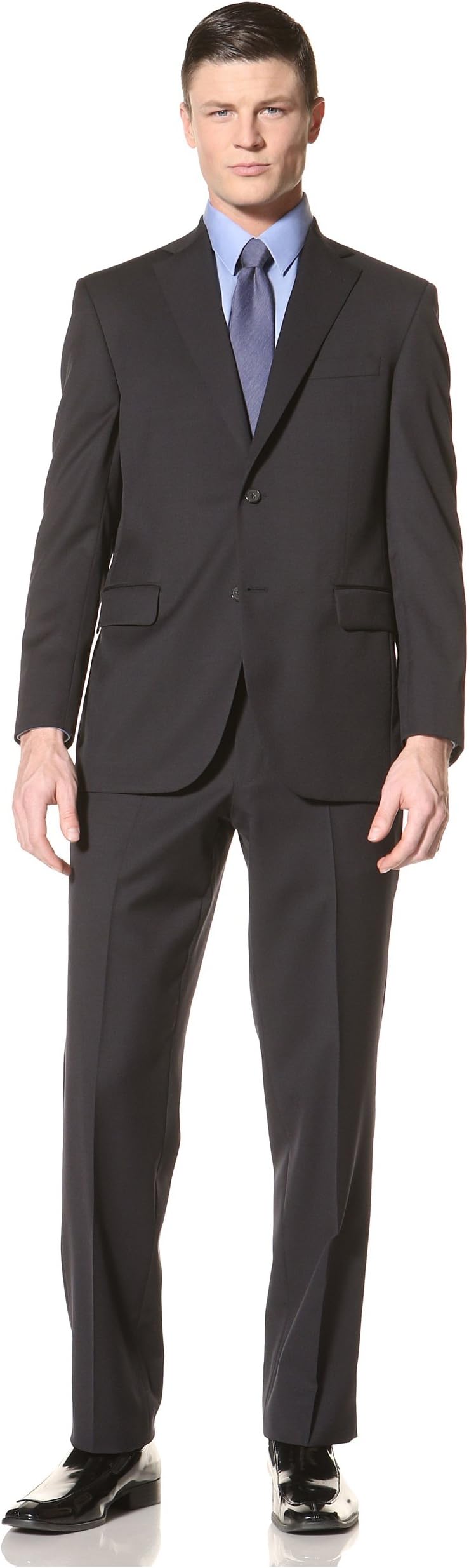 Men's 2-Button Wool Suit