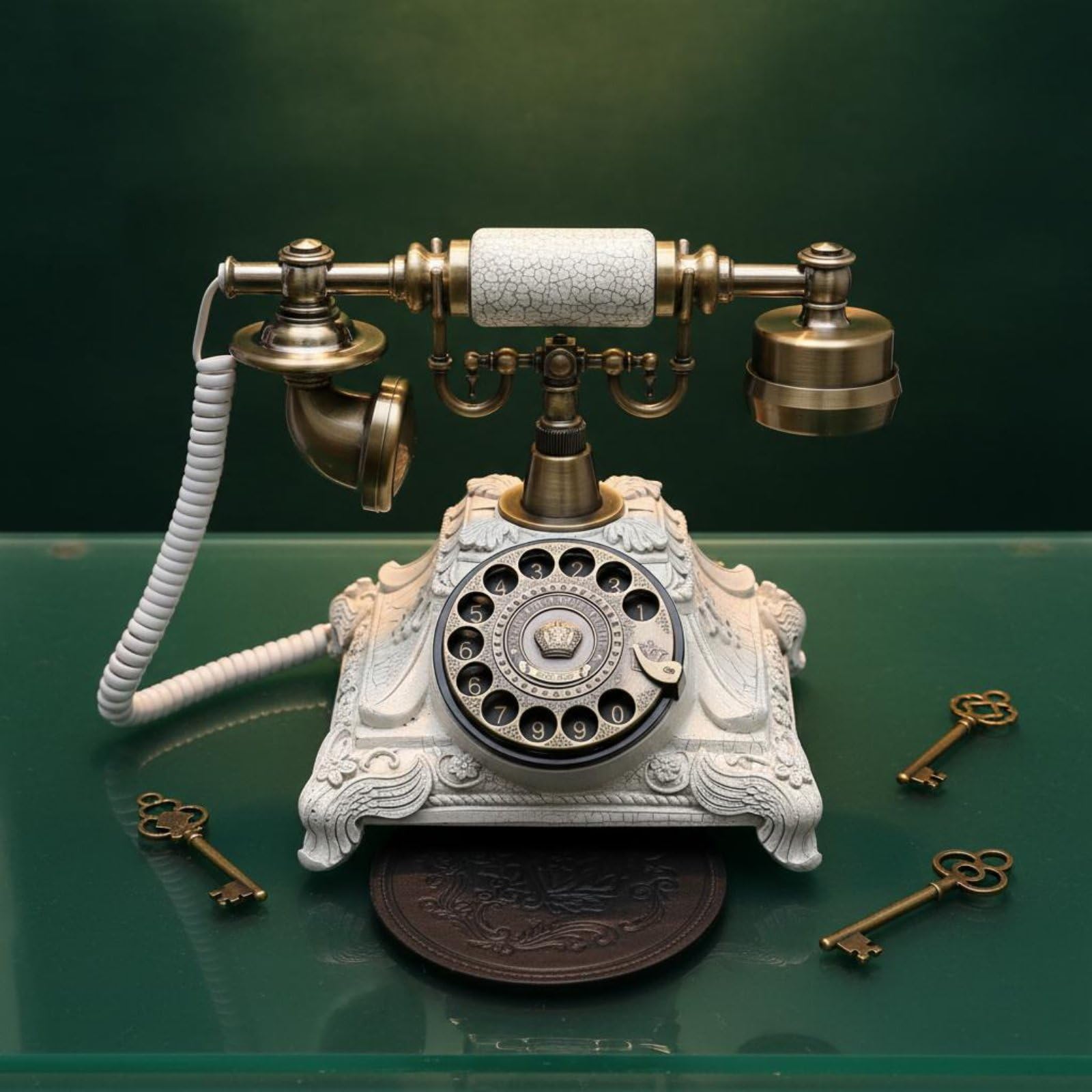 Telefono Vintage Telefono a Disco, style to 2