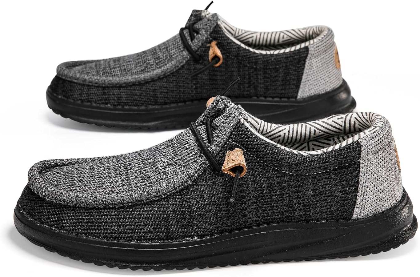 Amazon.com | ZYEN Wide Loafers for Men Arch Support Casual Shoes