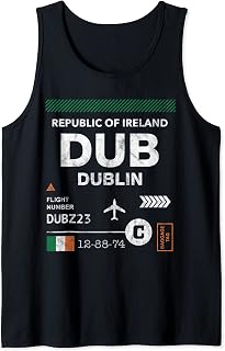 Airport Tag - Dublin Tank Top