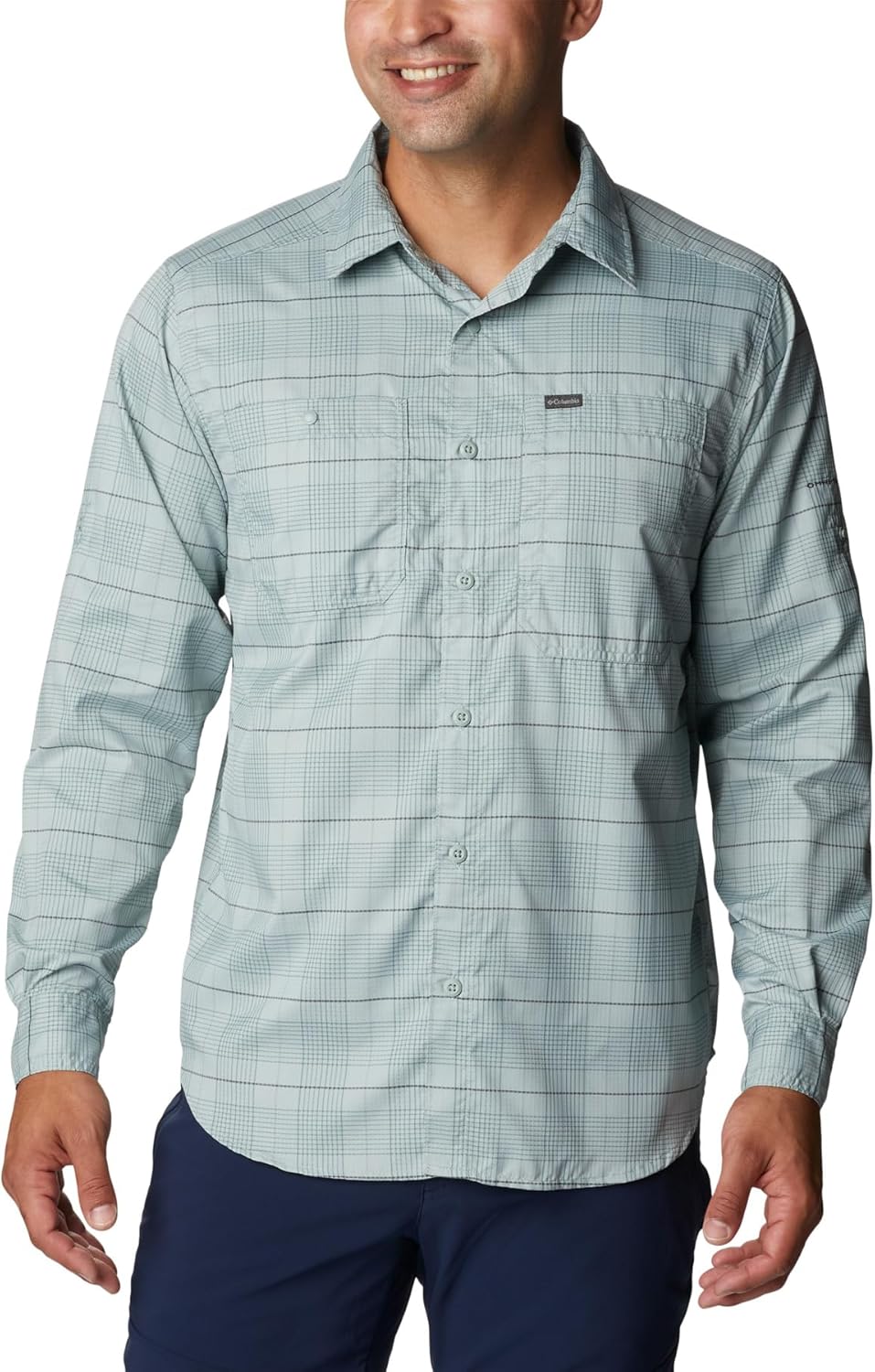 Columbia Mens Silver Ridge Utility Lite Plaid Long Sleeve