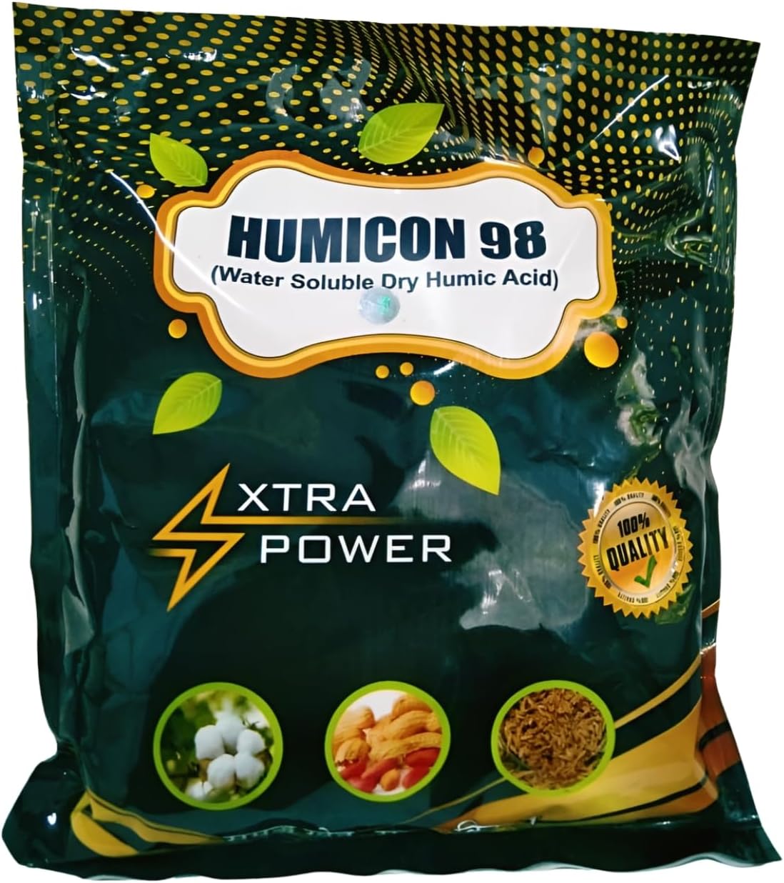 Greenedge Organic Humic Acid 98P Soil Conditioner and Fertilizer, 1 Kg | Natural Plant Growth Stimulator, Improves Root System (1000)