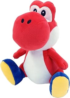 Little Buddy 1389 Super Mario All Star Collection Red Yoshi Plush, 7"