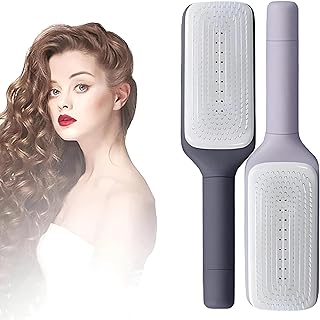 فرشاة فك التشابك - استمتعي بالعناية القصوى بالشعر باستخدام فرشاة فك التشابك المضادة للكهرباء الساكنة التي تساعد على تقليل التكسر وتسريع وقت التجفيف لجميع أنواع الشعر، ومناسبة للجميع فرشاة واحدة فقط.