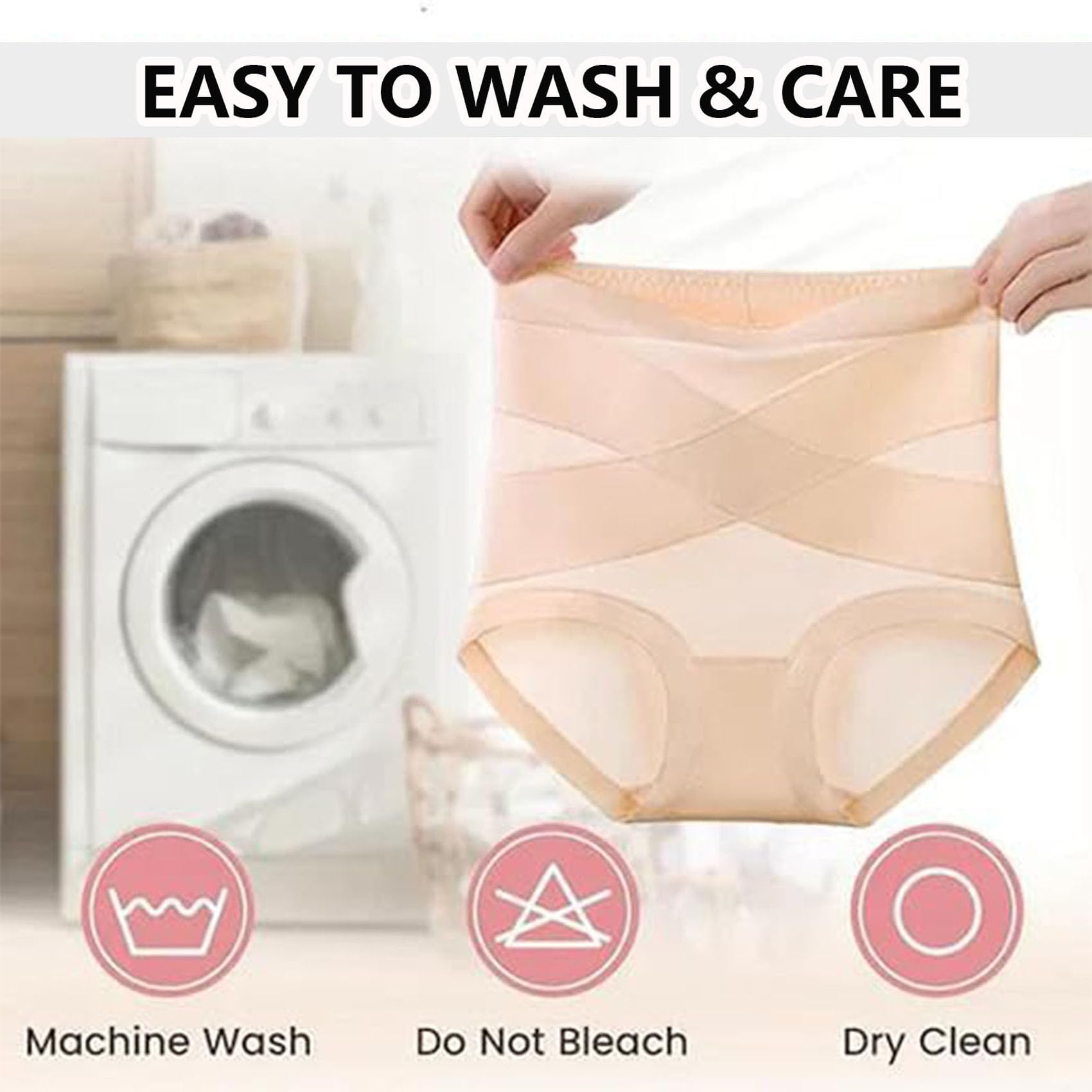 VZXATYOP Ropa Interior Moldeadora A Prueba De Fugas For Mujeres Soporte Adelgazante con Comodidad Invisible Bragas Absorbentes Sin Costuras For Incontinencia Leve