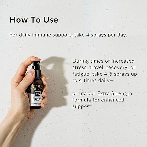 Miniatura 5 de PALO Propóleos en aerosol para garganta Extracto de propóleo verde brasileño, apoyo inmunológico natural y alivio del dolor de garganta de voz,