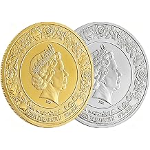 2PCS Queen Elizabeth II Tribute Commemorative Coins