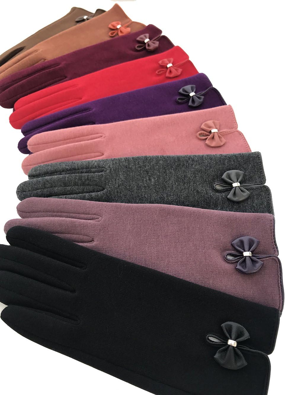 Womens Winter Touch Screen Gloves Warm Fleece Lining Driving Texting Gloves