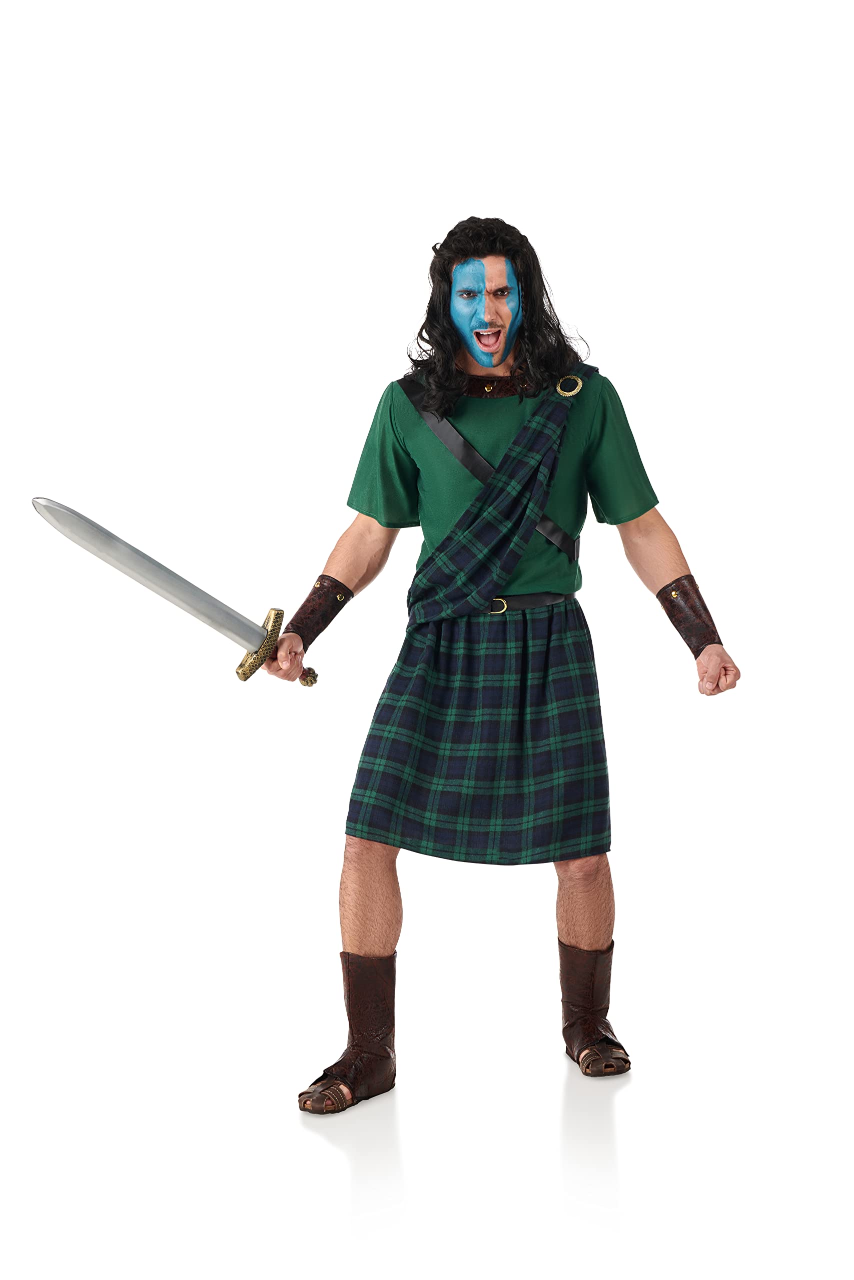 Kimokawaii Disfraz Guerrero Escoces Adulto