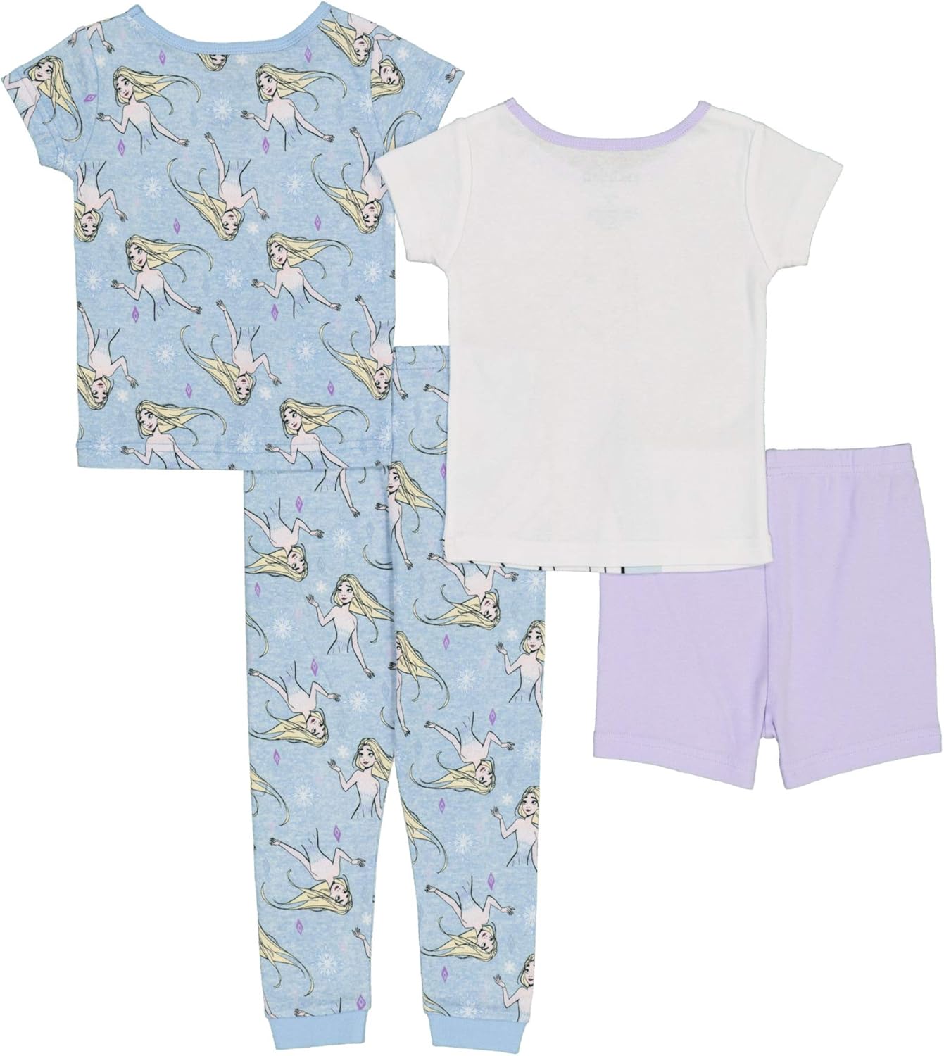 Disney Girls' Frozen Snug Fit Cotton Pajamas, Snow Queen 2, 2T - Image 2