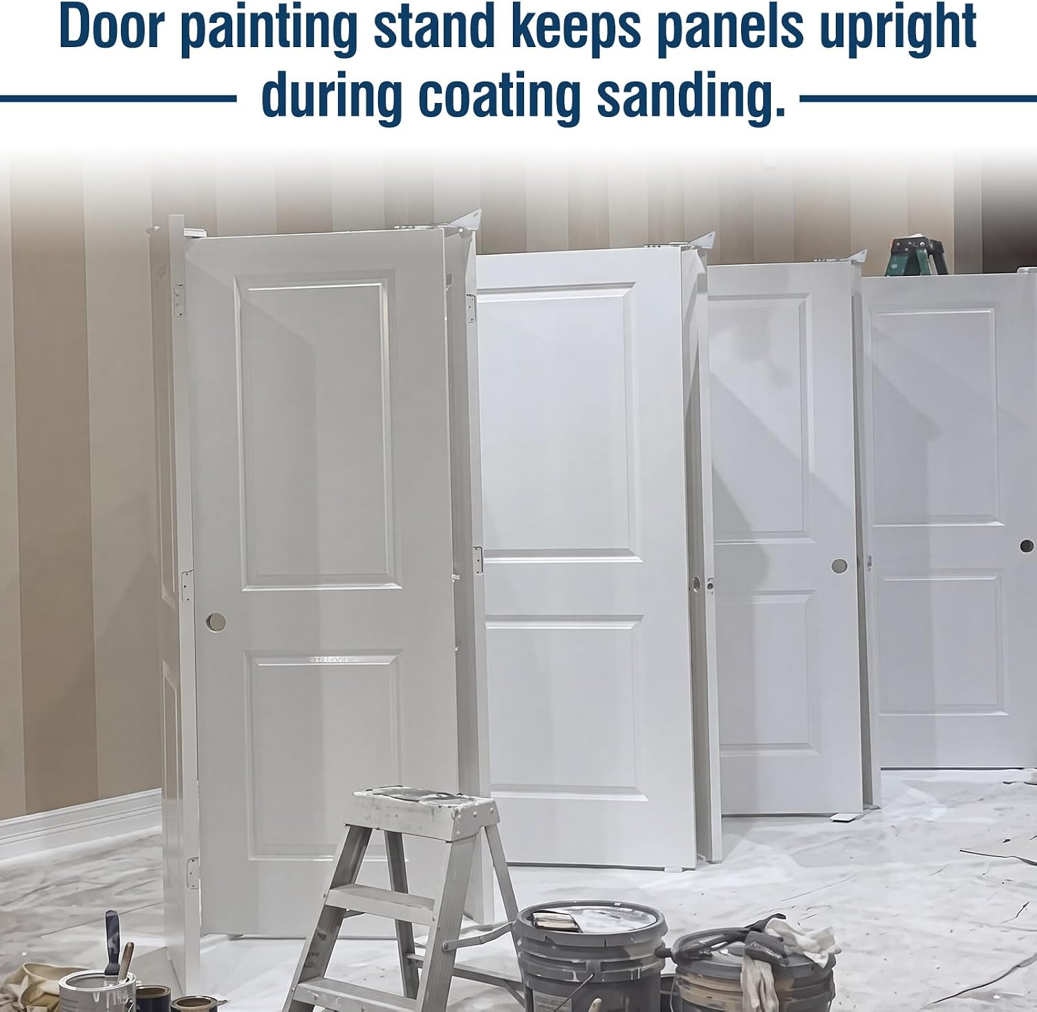 Shimeyao 4 Pcs Door Painting Stands Reusable Door Stands for Painting
