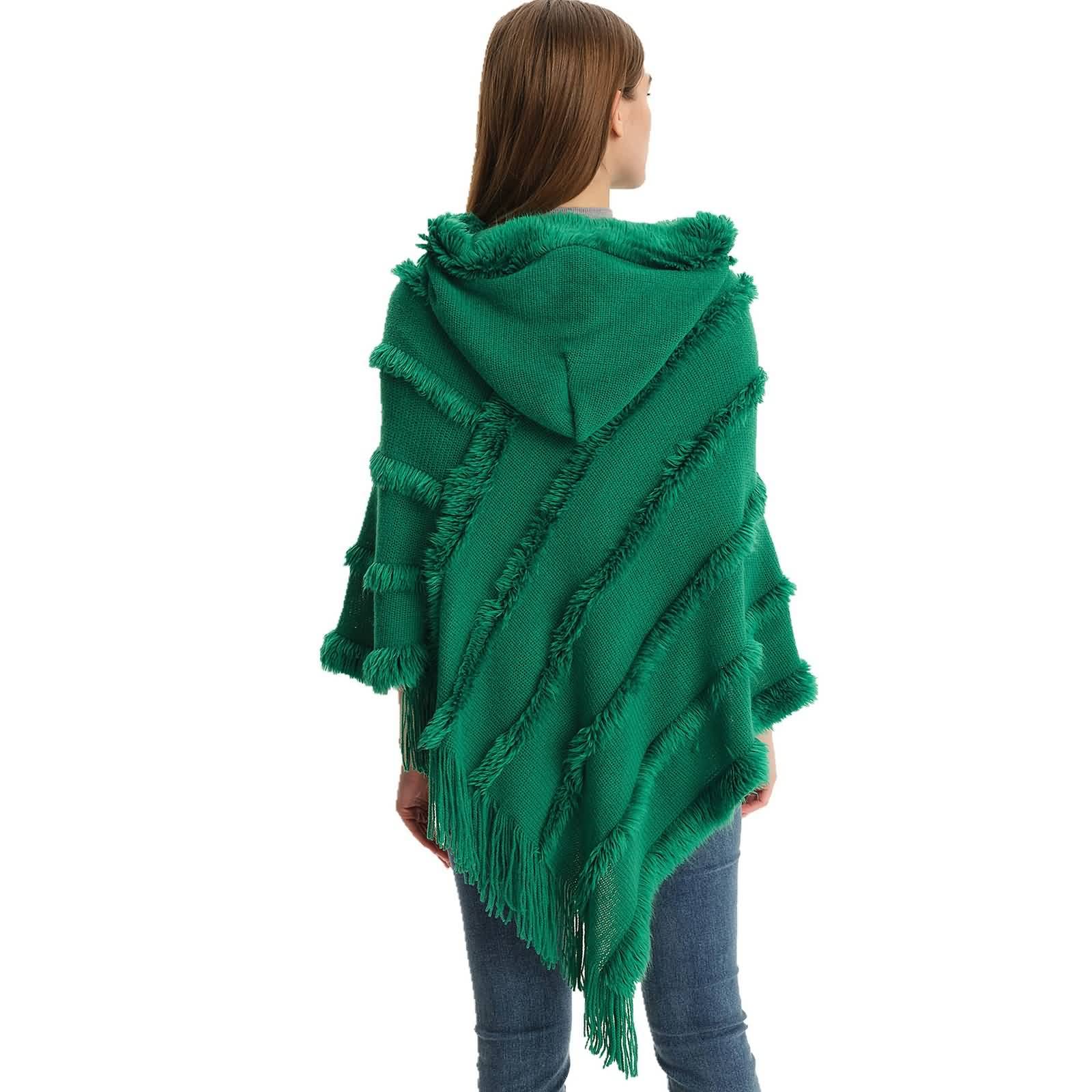 Bufanda de invierno para mujer, sensación de cachemira, bufandas de acrílico con capucha, accesorios de ropa cálida, regalo