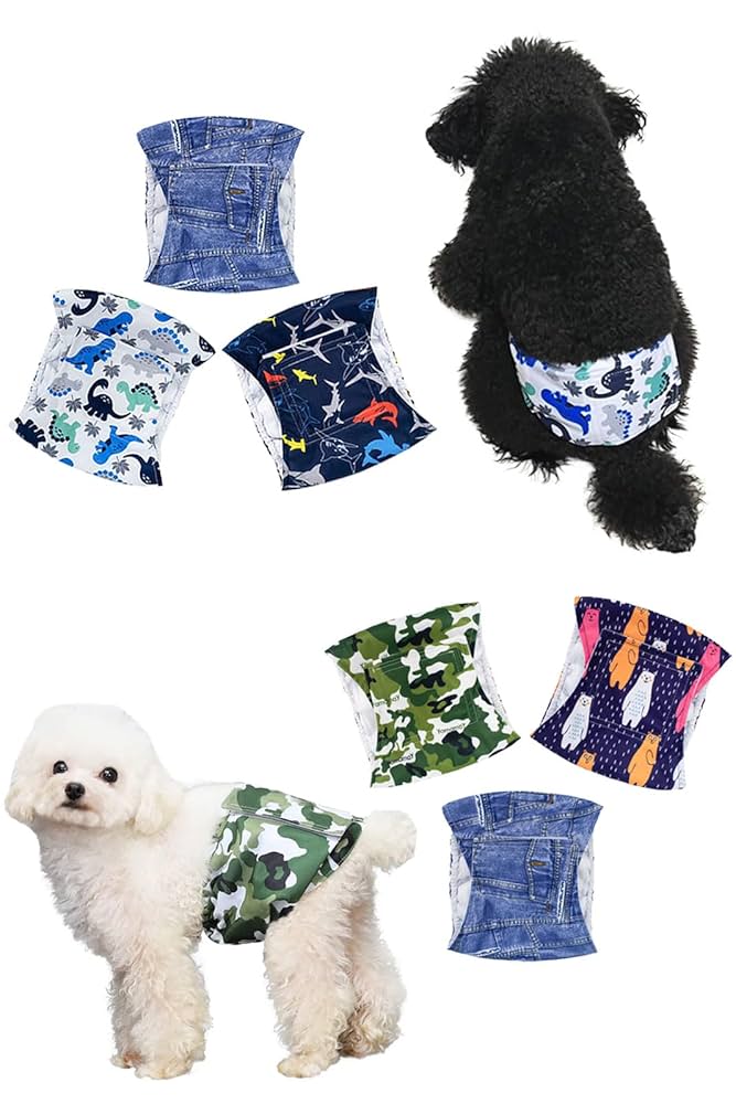 【XL】 マナーベルト 犬 オス 3点サイズ調整可能 マーキング防止 Amazon.co.jp: フェザーストア 犬 マナーベルト 3点セット オス