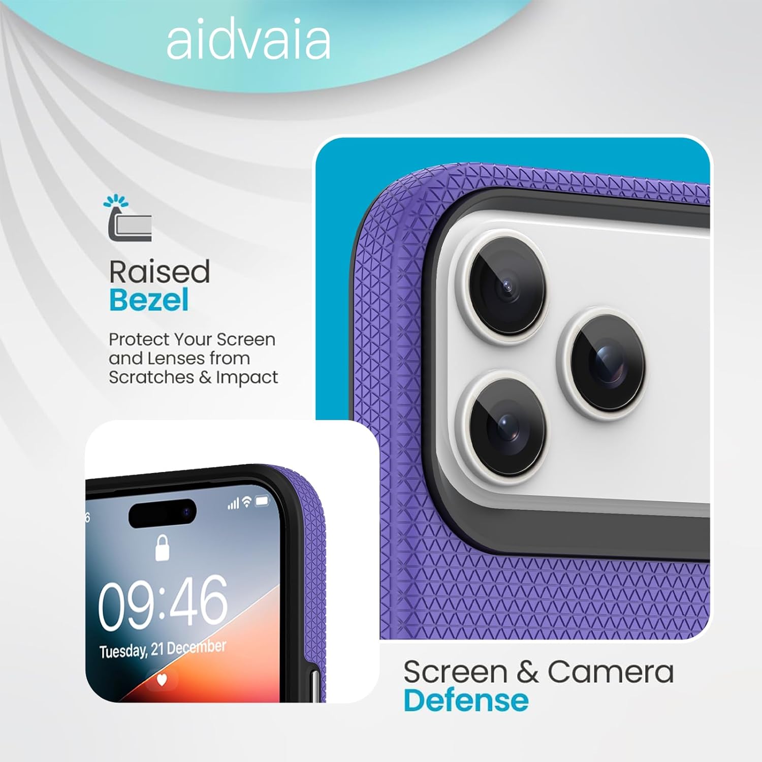 Phone Case Compatible with iPhone 17 pro max, Compatible with MagSafele, Has Undergone High-Drop Test, Arovides Anti-Drop and Anti-Collision Protection. Purple