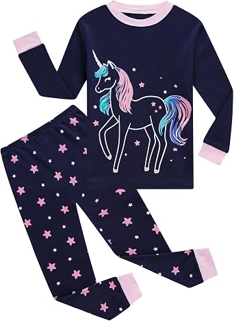 Little bety Little Girls Pajamas Sets Toddler Girls Cotton Pjs Sleepwear Sets