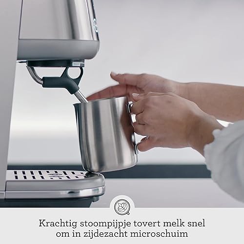 Sage - The Bambino - Compact Coffee Machine with Automatic Milk Frother, Brushed Stainless Steel - 5
