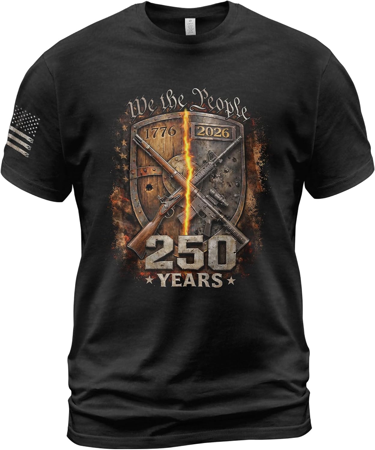 250 Anniversary USA Shirt, Patriotic Shirts for Men, USA Eagle Graphic Shirts for Men