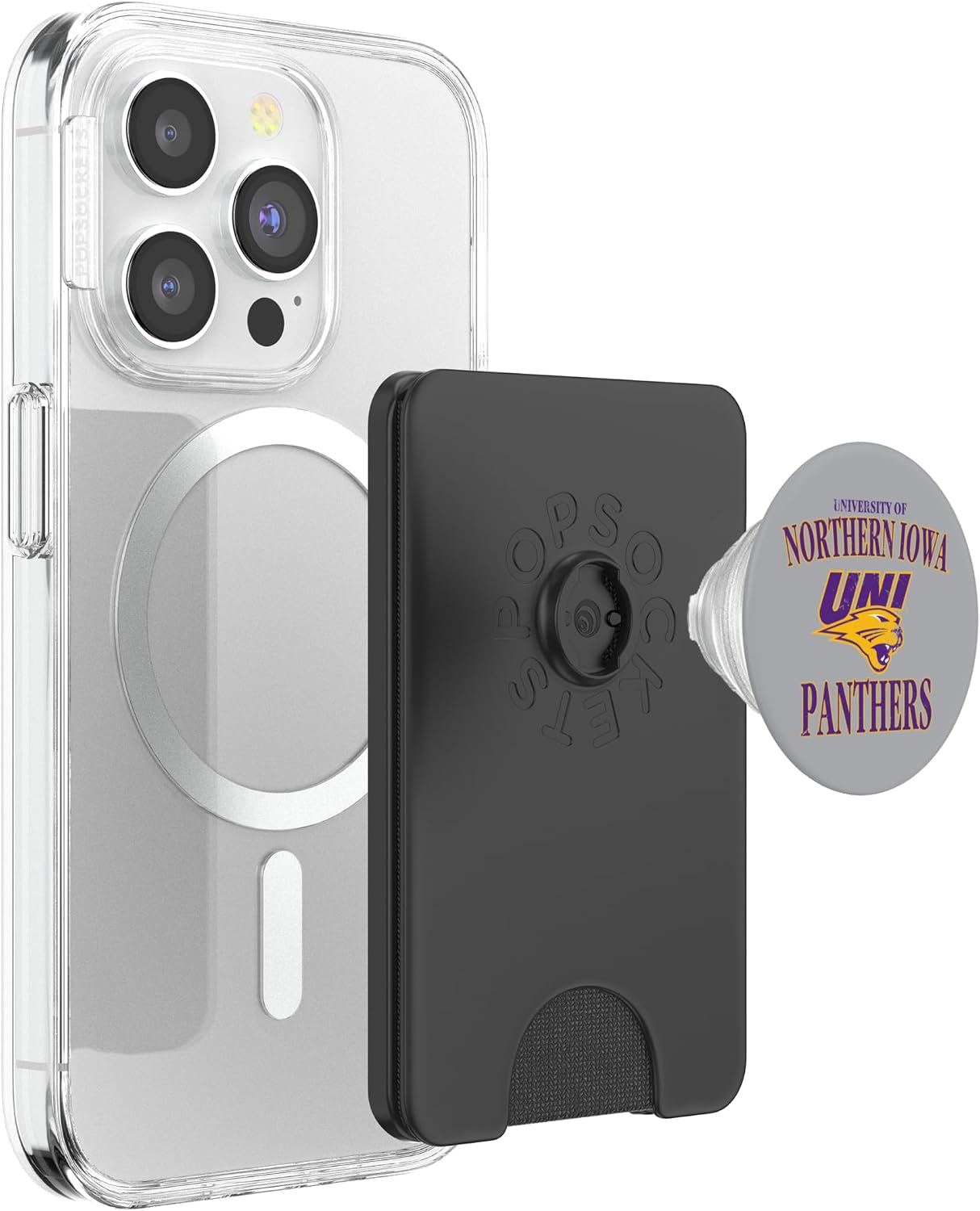 Northern Iowa Panthers | Official NCAA Merch | NAFPUNI05 PopSockets Swappable PopGrip