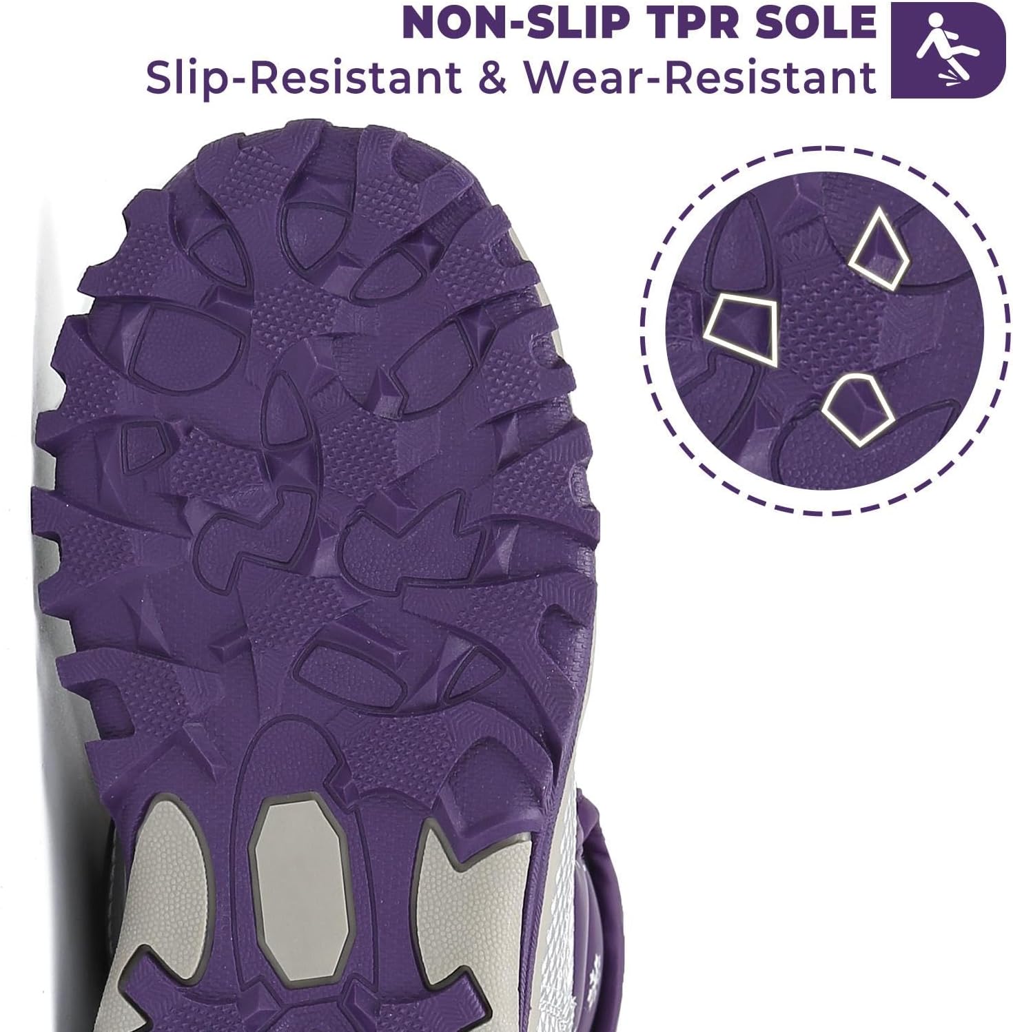 Mishansha Girls Boys Toddler/Little Kid/Big Kid Winter Snow Boots Warm Waterproof Anti-Slip Anti-Collision Hight-Cut for Outdoor Skiing