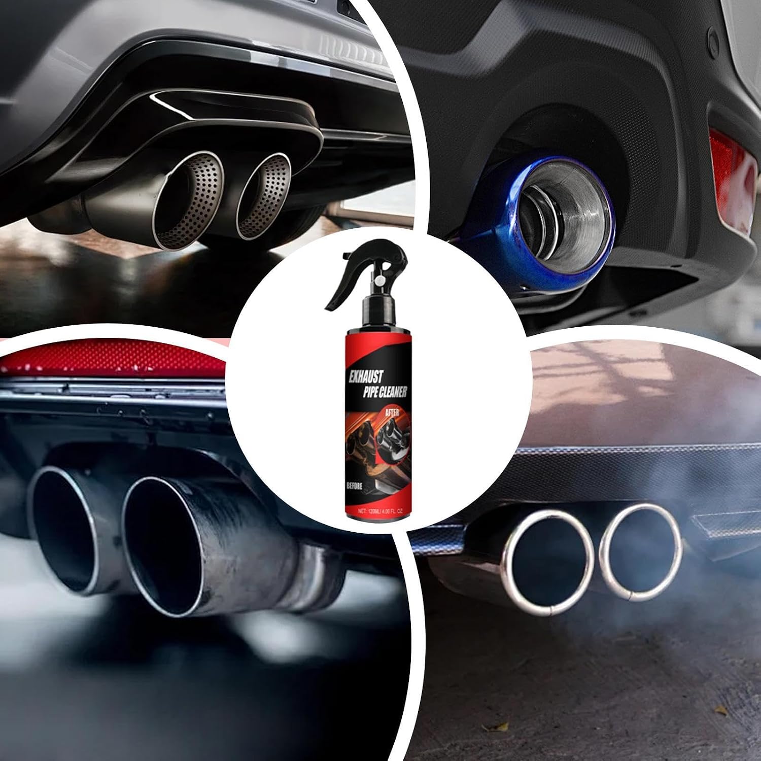 Car Exhaust Pipe Cleaner 120ml Carbon Cleaning Agent