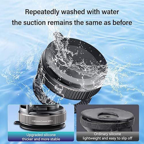 Miniatura 8 de Soporte magnético para teléfono de coche para MagSafe 28+LBS Soporte de teléfono al vacío de succión fuerte para hombresmujeres - Soporte de