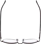 EYEGUARD Puissance de grossissement élevée 2 Paires Lunettes de lecture de charnières de printemps Ultra Effacer les lecteurs de femmes(+4,50+5,00 +5,50+6,00)