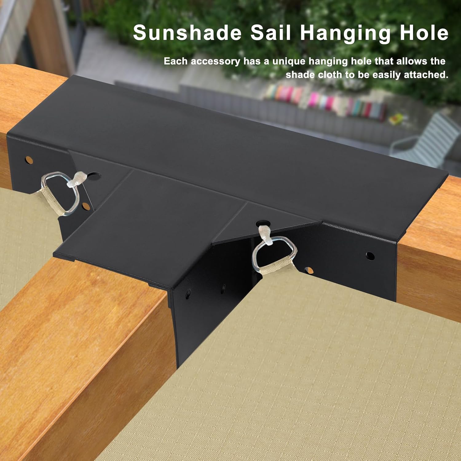 MASTERCANOPY Steel Pergola Bracket Kit 4x4(Actual: 3.5x3.5 Inch) 4-Way Right Angle Corner Bracket with Pergola Post Base for Wood Beams (4 Pcs)