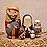 Bits and Pieces - 5pc Nesting Doll Holy Family -The Nativity Family Hand Painted Hand Made Wooden Nesting Dolls Matryoshka Nativity Figurines - Set of 5 Dolls from 5.5 Tall