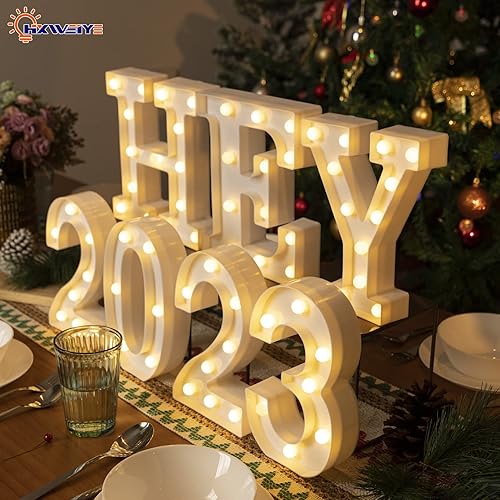Miniatura 5 de HXWEIYE - Número luminoso 0 con luces LED, diseño de marquesina con 26 letras del alfabeto y 10 números, funciona con baterías, luz cálida blanca