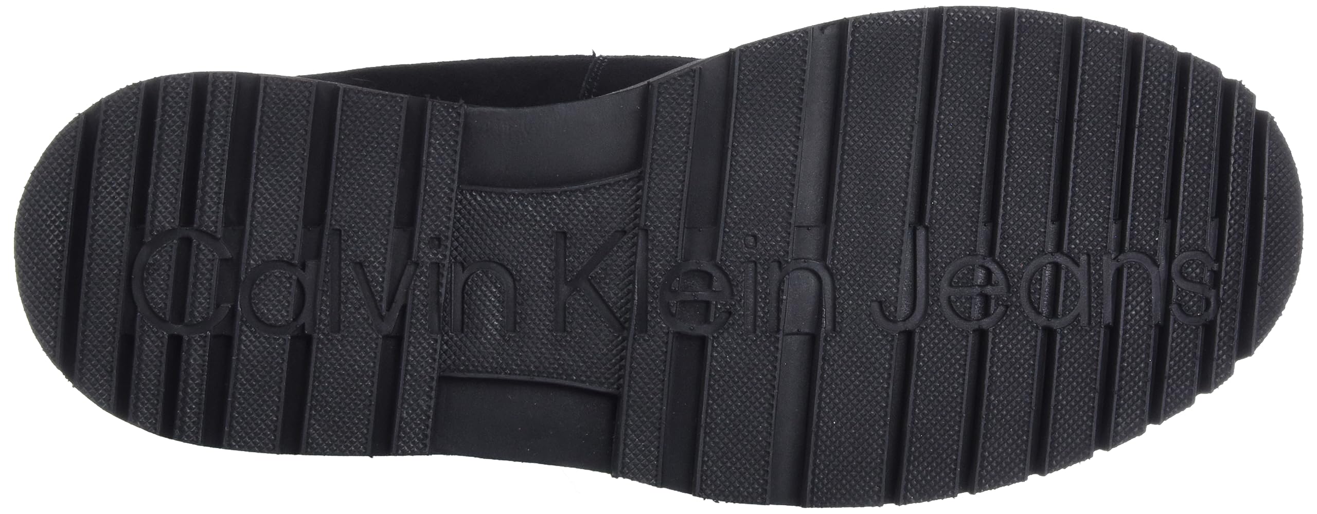 Calvin Klein Herren Mid Boot Stiefel Leder, Mehrfarbig (Black/Stormfront), 40 – Ansicht 2