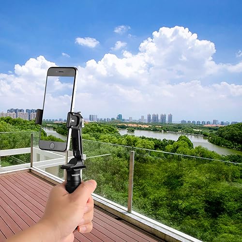 Miniatura 6 de Soporte de trípode para teléfono celular con zapata fría, adaptador para iPhone 360°, soporte de teléfono de escritorio, soporte magnético para