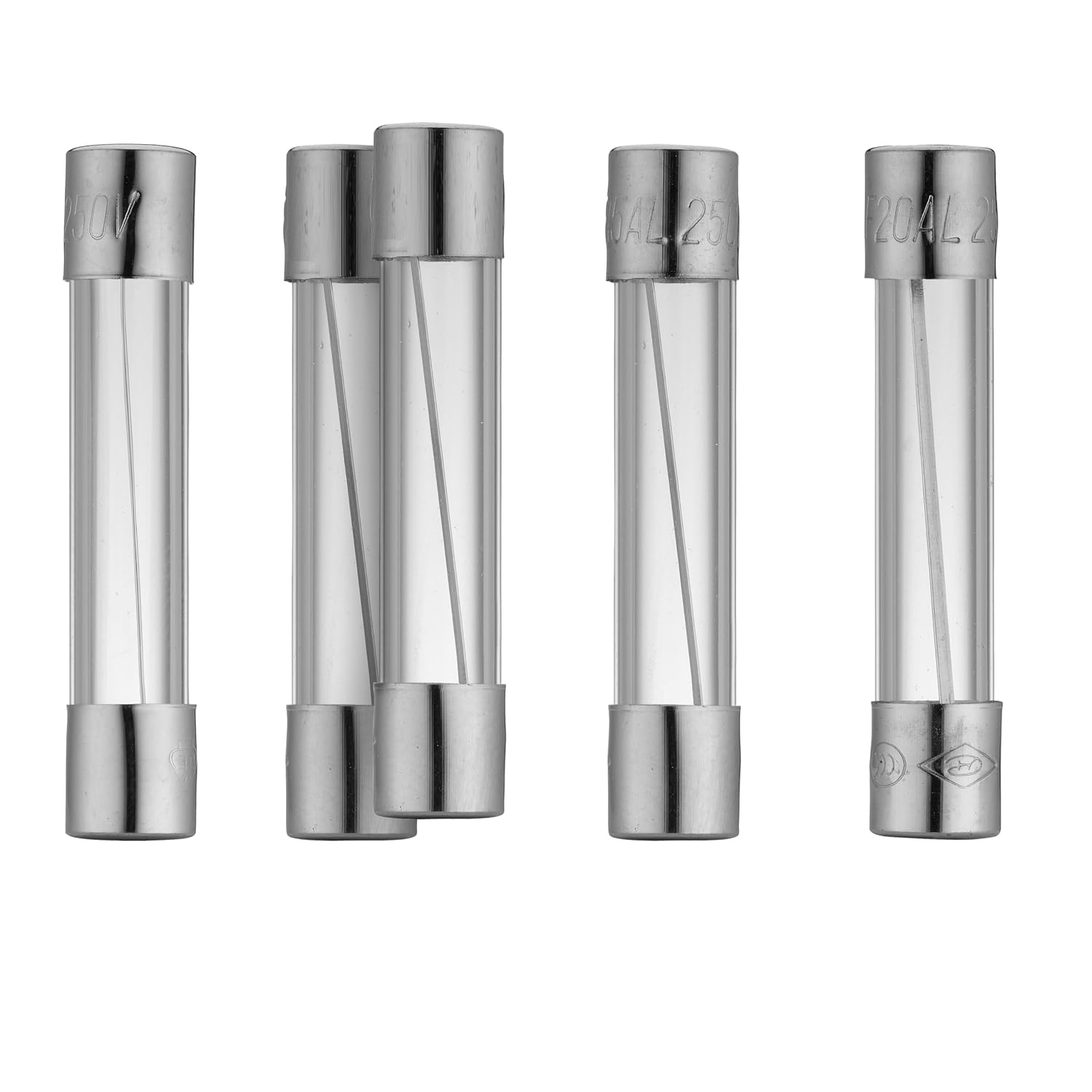 DEBFLEX 5 скляних запобіжників 1X (5A, 15A, 20A) 2X 10A