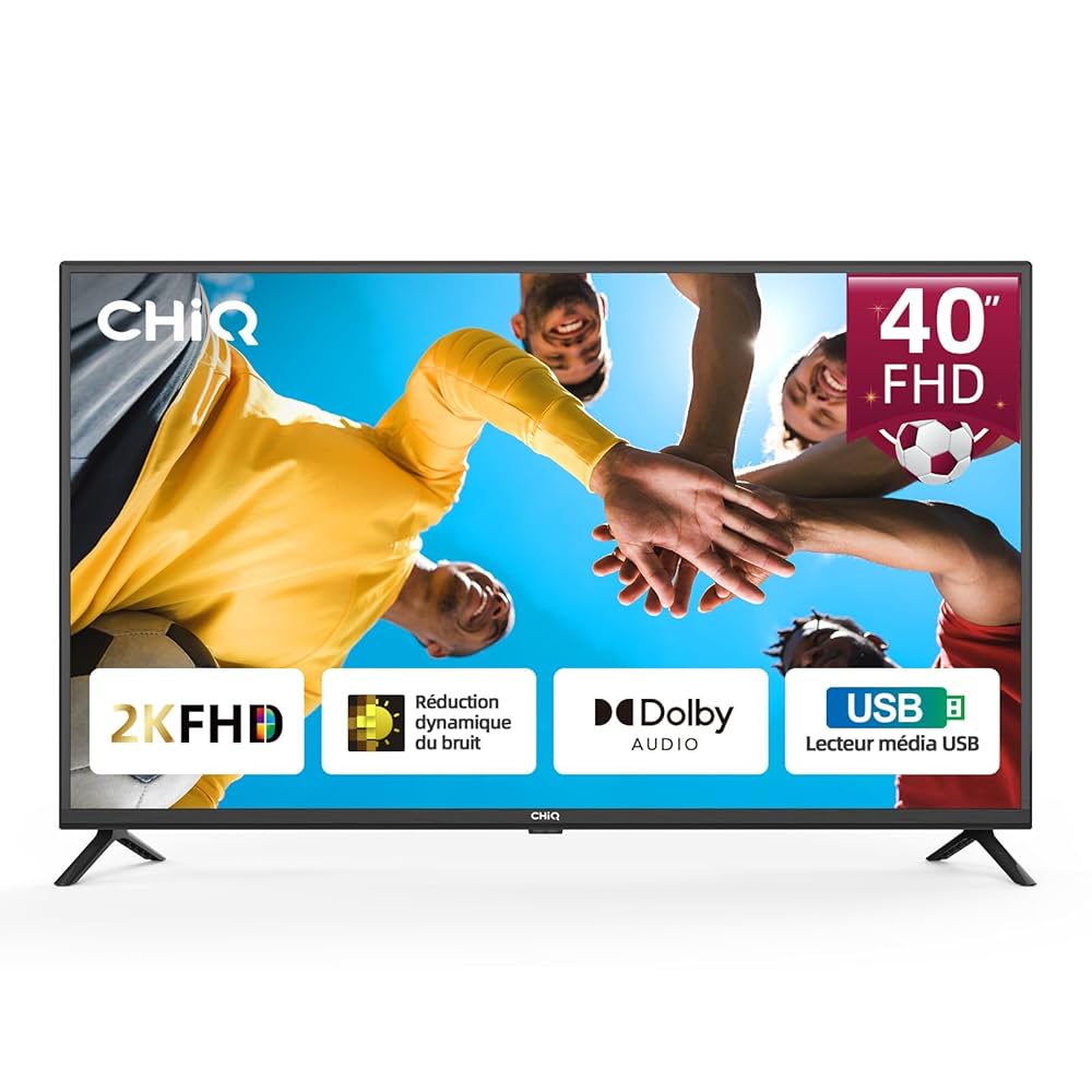 ChiQ 40インチ Google TV HDR対応 Amazon | チューナーレステレビ 40型 スマートテレビ 配信動画