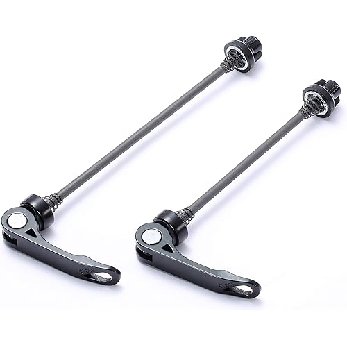 Quick Release Axle Skewer Set - Front & Rear Road Blue