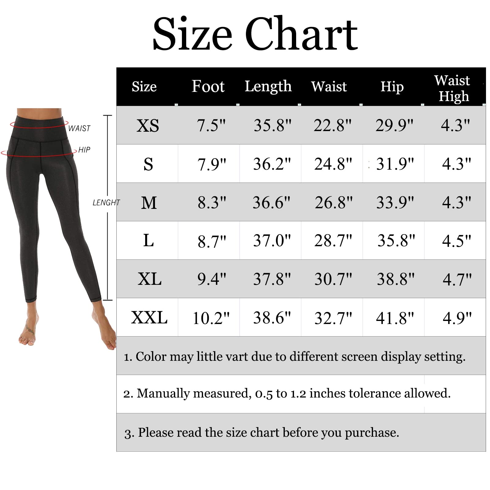AUU Legginsy z wysokim stanem z kieszeniami legginsy treningowe dla kobiet Stretch Power Flex Capri spodnie do jogi maślane miękkie
