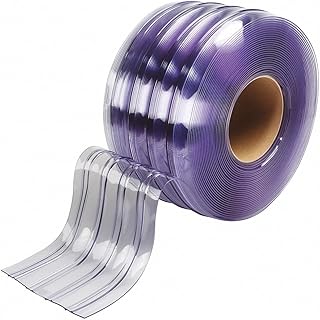 Flexible Bulk Roll, Ribbed, 12in, Clear, PVC