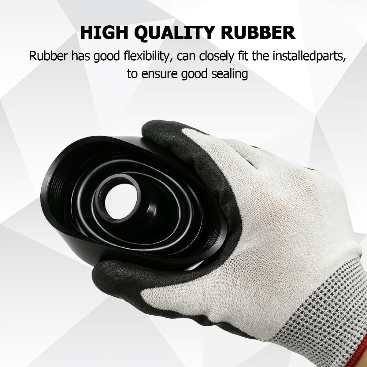 2 Pack 80mm Rubber H4 Headlight Dust Caps