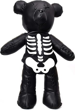 Amazon.com: H\u0026J Goth Skeleton Bear 