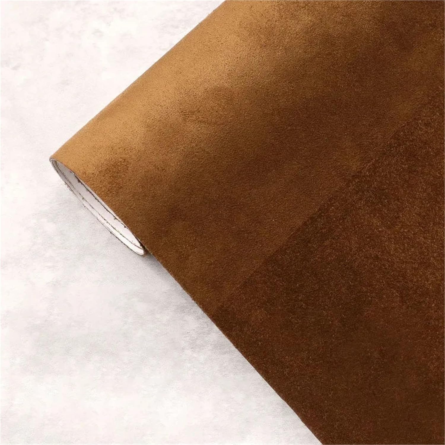 Faux Suede Fabric 30/50cm Self-Adhesive Suede Fabric for Car Interior Repair Furniture Renovation and DIY Decoration(Black,50x150cm)