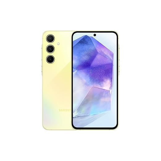 Samsung Galaxy A55 5G, Android Smartphone, Dual SIM Mobile Phone, 8GB RAM, 128GB Storage, Awesome Iceblue -1 Year Warranty/Local Version