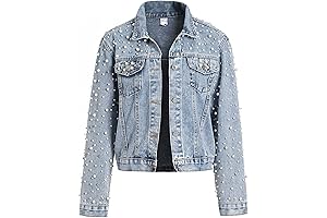 Women's Rhinestone Denim Jacket